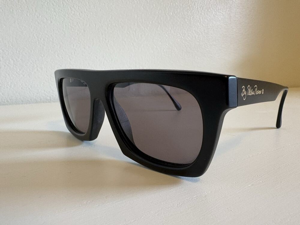 Vintage Paloma Picasso Oversized Black Sunglasses Austria Designer